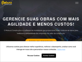 'mobussconstrucao.com.br' screenshot