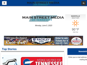 'mainstreetmediatn.com' screenshot