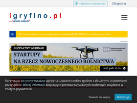 'igryfino.pl' screenshot