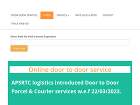 'apsrtclogistics.in' screenshot