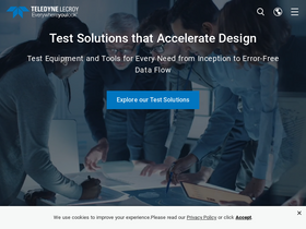 'teledynelecroy.com' screenshot