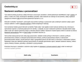 'cestovinky.cz' screenshot