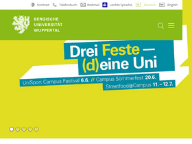 'uni-wuppertal.de' screenshot