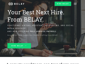 'belaysolutions.com' screenshot