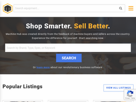 'machinehub.com' screenshot