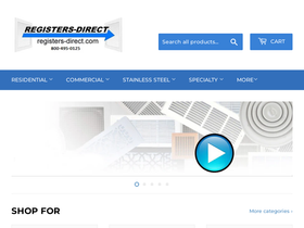 registers-direct.com homepage screenshot