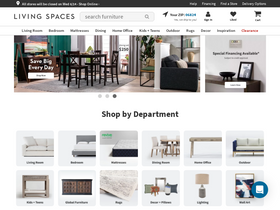 'livingspaces.com' screenshot