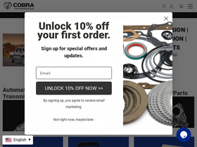 'cobratransmission.com' screenshot