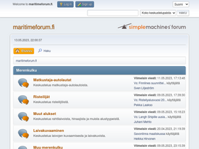 'maritimeforum.fi' screenshot