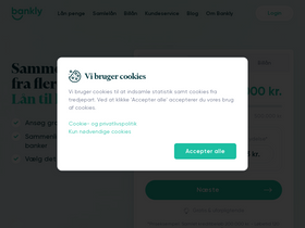 'bankly.dk' screenshot