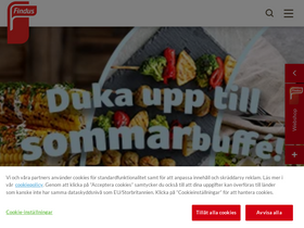 'findus.se' screenshot