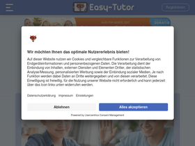 'easy-tutor.eu' screenshot