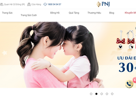 'pnjsi.pnj.com.vn' screenshot