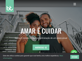 'bodytech.com.br' screenshot