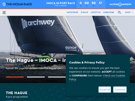'theoceanrace.com' screenshot