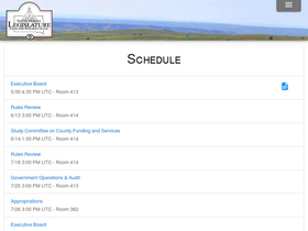 'sdlegislature.gov' screenshot