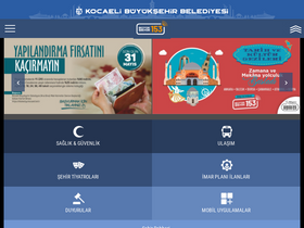 'kocaeli.bel.tr' screenshot