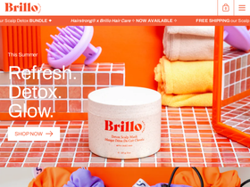 brillohaircare.com homepage screenshot