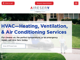 'aireserv.com' screenshot