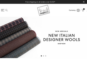 'tessuti-shop.com' screenshot