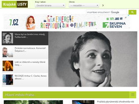 'krajskelisty.cz' screenshot
