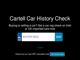 'cartell.ie' screenshot