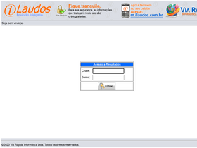 'ilaudos.com.br' screenshot