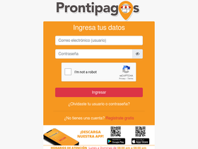 'prontipagos.mx' screenshot