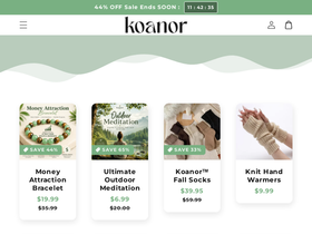 koanor.com homepage screenshot