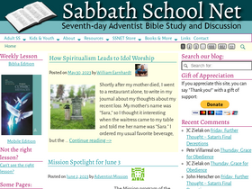 'ssnet.org' screenshot