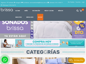 'almacenesbrissa.com.co' screenshot