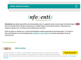 'infodentis.com' screenshot