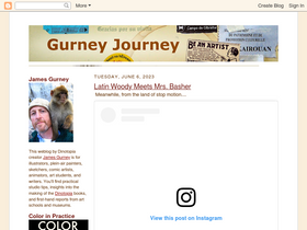 'gurneyjourney.blogspot.com' screenshot