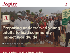 'aspireleaders.org' screenshot