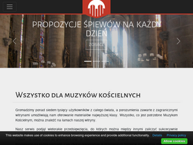 'musicamsacram.pl' screenshot