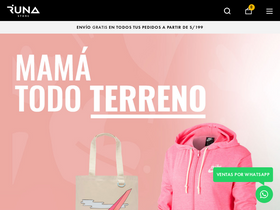 'runastore.pe' screenshot