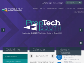 'trianglemls.com' screenshot