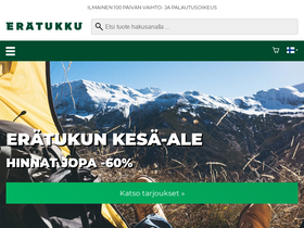 'eratukku.fi' screenshot