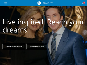 'joelosteen.com' screenshot