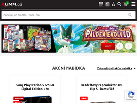 'kuma.cz' screenshot