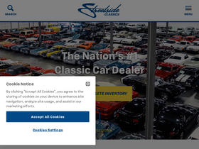 'streetsideclassics.com' screenshot
