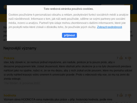 'vyznam-slova.com' screenshot