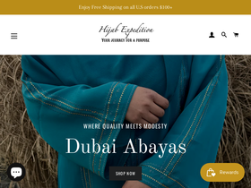 hijabexpedition.com homepage screenshot