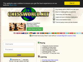 'chessworld.net' screenshot