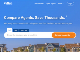 'upnest.com' screenshot