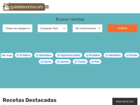 'guiadelacocina.com' screenshot
