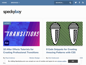 'speckyboy.com' screenshot