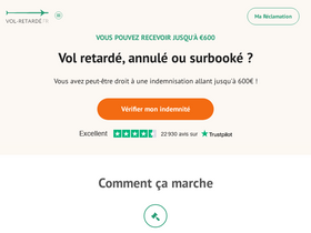 'vol-retarde.fr' screenshot