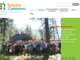 'rosettacommons.org' screenshot
