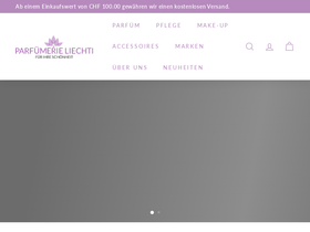 parfuemerieliechti.ch homepage screenshot